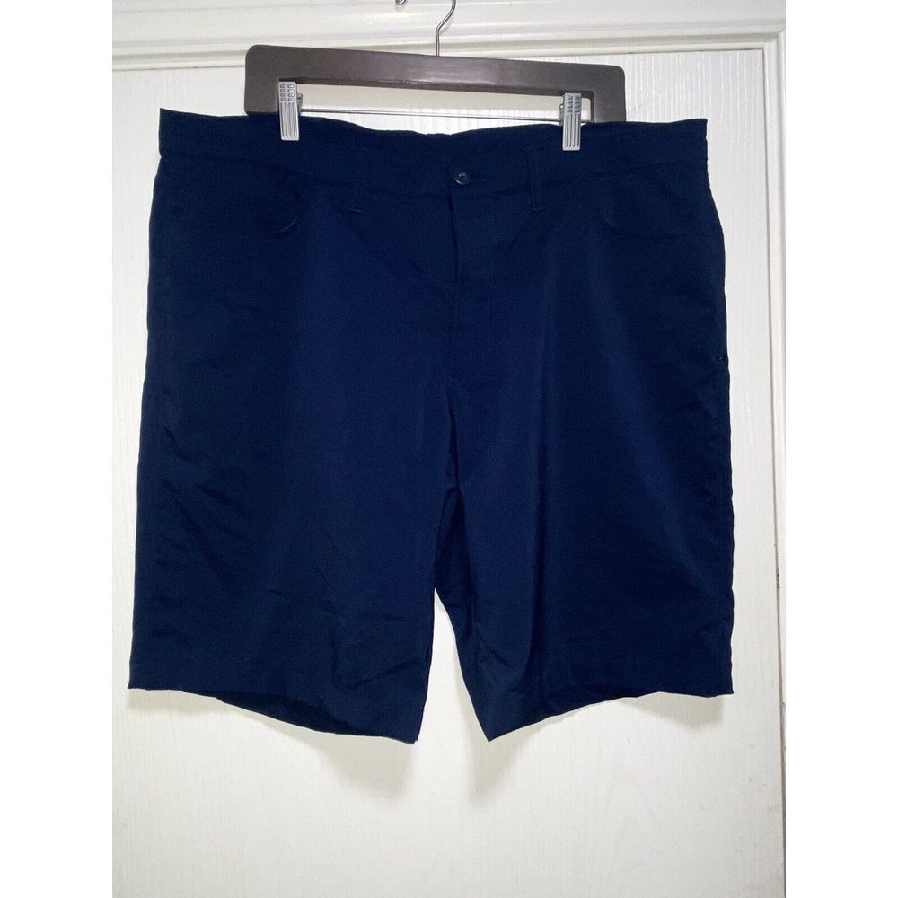 Under‎ Armour Shorts Men 40 Blue Chino Golf Loose Logo Outdoor Heatgear